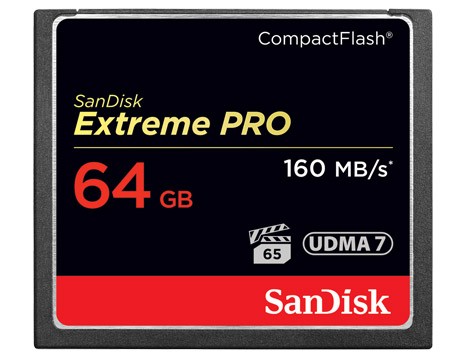 SanDisk Extreme Pro CF 64GB 記憶卡〔160/150MB〕公司貨