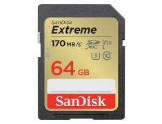 Sandisk Extreme SD 64GB V30 記憶卡〔170MB/s〕公司貨