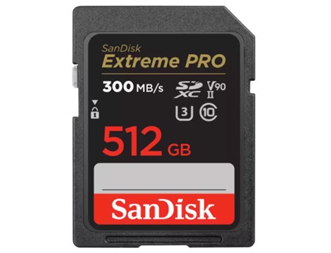 Sandisk Extreme Pro SD 512GB V90 記憶卡〔300MB/s〕公司貨